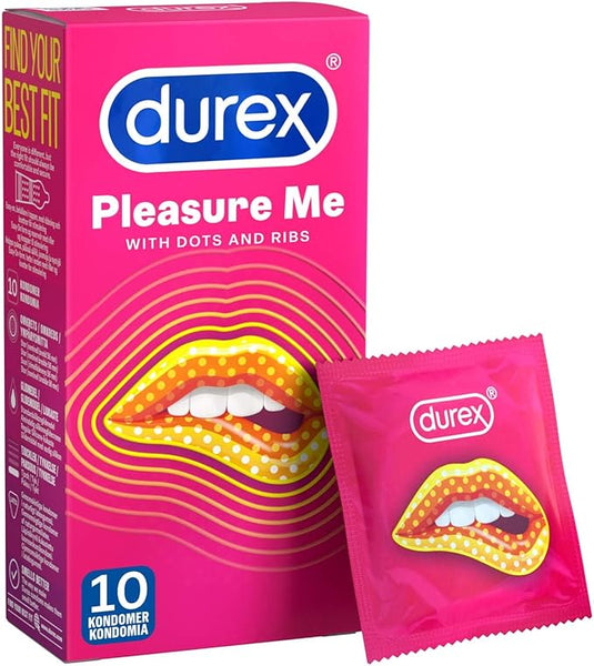 Durex Transparent Love Sex Pleasure Me Latex Condom - Pack of 10