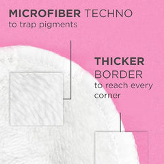 Garnier Micellar Reusable Makeup-Remover Eco Pads, 3 Micro Fibre Pad (Pack of 3)