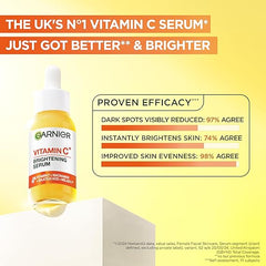 Garnier SkinActive Vitamin C Day Serum, Anti-Dark Spot and Brightening Face Serum for All Skin Types, 30 ml