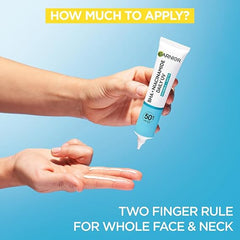 Garnier Sunscreen, With SPF50, Anti Imperfection Fluid, Prevents & Corrects Sun Damage, Invisible and Matte Finsih, Pure Active BHA + Niacinamide Daily UV, 40ml