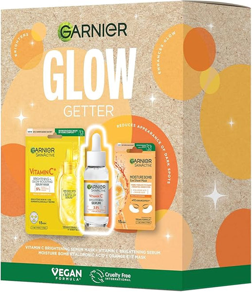 Garnier Glow Getter Giftset - For dull skin - Reduces the appearance of dark spots & enhances glow