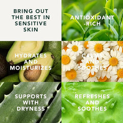 Sukin Sensitive Cleansing Gel 125ml - with a blend of Green Tea, Cucumber & Avocado oil; cruelty free & vegan friendly - soap-free, gentle, non-drying cleanser to remove impurities and excess oils.