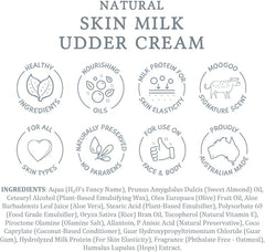 MooGoo Natural Skin Milk Udder Cream - Lightweight Face & Body Moisturizer for Sensitive, Irritated, Dry or Itchy Skin, For All Ages Including Children, 120g/4.2oz.