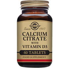 Solgar -Calcium Citrate with Vitamin D3 Tablets