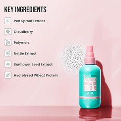 HAIR BURST Multipurpose Elixir Hair Mist Spray -Volumising Mist with Cloudberry, Pea Sprout & Polymers – UV Protection, Enhances Gloss, Hydration & Strength - Prevent Breakage, Non-Greasy