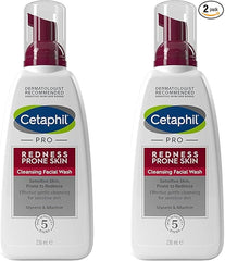 Cetaphil Face Wash, 236ml, PRO Cleansing Facial Wash, For Sensitive & Redness Prone Skin (Pack of 2)
