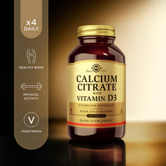 Solgar -Calcium Citrate with Vitamin D3 Tablets