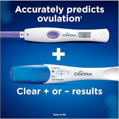 Clearblue Advanced Digital Ovulation and Pregnancy Test - Trying for A Baby Kit. Double Your Chances of Getting Pregnant. 10 Advanced Digital Ovulation Tests and 1 Rapid Detection Pregnancy Test