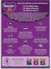 Bassetts Vitamins Woman Multivitamins & Multiminerals Raspberry Flavour 30 Gummy Pastilles