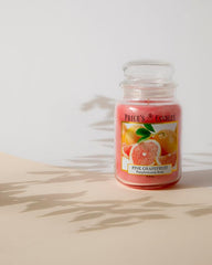 Price's - Pink Grapefruit Large Jar Candle - Sweet, Delicious, Quality Fragrance - Long Lasting Scent - Up to 150 Hour Burn Time