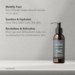 Sukin Oil Balancing Mattifying Facial Moisturiser 125ml