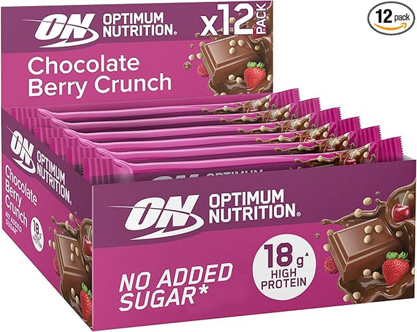 Optimum Nutrition Chocolate Berry Crunch, 12 x 55 g
