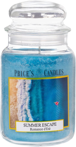 Price's Candles Large Jar Candle, Refreshing Summer (Fragrance Range)