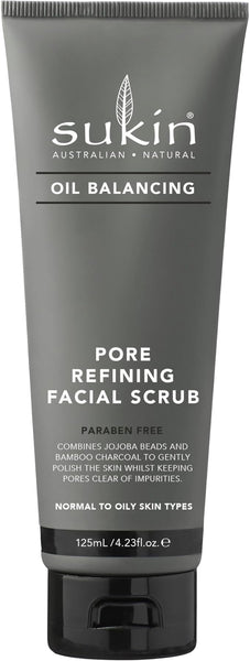 Sukin Oil Balancing Pore Refining Facial Scrub 125ml