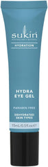 Sukin Hydration Hydra Eye Gel fragrance-free water gel 30ml - with Sea Algae & Hyaluronic Acid; cruelty free & vegan friendly - provides the delicate eye area with moisture.