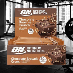 Optimum Nutrition Chocolate Brownie Crunch Protein Bar, 10 x 65 g