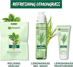 Garnier Organic Detox Gel Wash, Lemongrass, 150 Ml, Pack Of 3