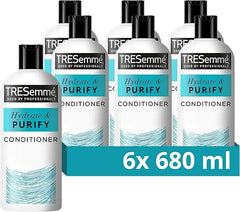 TRESemmé Hydrate & Purify Conditioner with hyaluronic acid & white clay for greasy hair 6x 680 ml