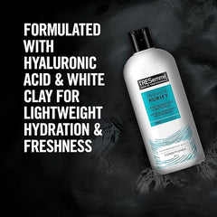 TRESemmé Hydrate & Purify Conditioner with hyaluronic acid & white clay for greasy hair 6x 680 ml