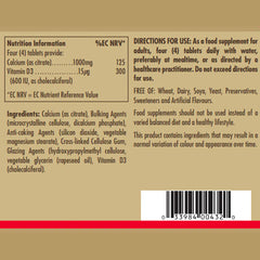 Solgar -Calcium Citrate with Vitamin D3 Tablets