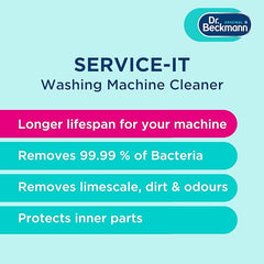 Dr. Beckmann Service-it Washing Machine Cleaner | 250 ml | Pack of 3