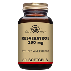 Solgar -Resveratrol 250 mg Softgels - Pack of 30