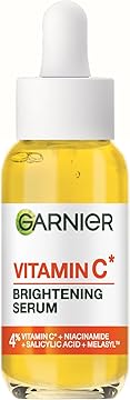 Garnier SkinActive Vitamin C Day Serum, Anti-Dark Spot and Brightening Face Serum for All Skin Types, 30 ml