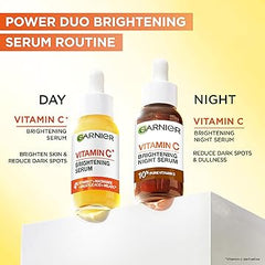 Garnier SkinActive Vitamin C Day Serum, Anti-Dark Spot and Brightening Face Serum for All Skin Types, 30 ml