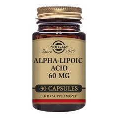 Solgar-Alpha-Lipoic Acid 60 mg Vegetable Capsules - Pack of 30