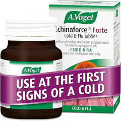 A.Vogel Echinaforce Forte Cold & Flu Tablets 1200mg | Use at First Signs of a Cold | High Strength Echinacea | 40 Tablets