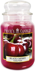 Price's - Black Cherry Large Jar Candle - Sweet, Delicious, Quality Fragrance - Long Lasting Scent - Up to 150 Hour Burn Time