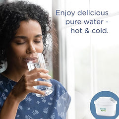 BRITA Style Water Filter Jug Grey (2.4L) incl. 1x MAXTRA PRO All-in-1 cartridge - fridge-fitting design jug with smart LED-LTI and Flip-Lid - now in sustainable Smart Box packaging