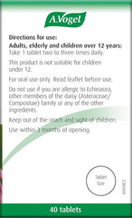 A.Vogel Echinaforce Forte Cold & Flu Tablets 1200mg | Use at First Signs of a Cold | High Strength Echinacea | 40 Tablets