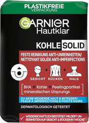 Garnier SkinActive Skin Clear with Charcoal, Salicylic Acid for Blemished Skin, Firm Cleaning, Plastic