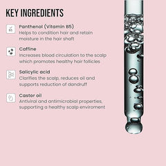 HAIR BURST Intensive Hair & Scalp Serum with Capixyl & Procapil - Rosemary Oil for Hair Growth, Organic Castor Oil, Hair Oil for Thicker, Stronger Strands - Avocado & Coconut Fragrance
