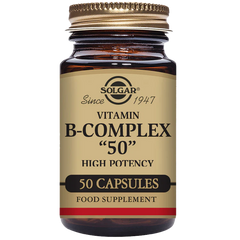 Solgar-Vitamin B-Complex ''50'' High Potency Vegetable Capsules