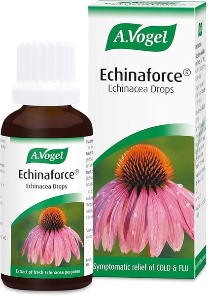 A.Vogel Echinaforce Echinacea Drops | Relieves Cold & Flu Symptoms by Supporting the Immune System | 50ml