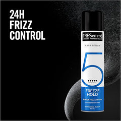 TRESemmé Freeze Hold Hairspray 24-hour frizz control for an ultimate strength finish 6x 400 ml