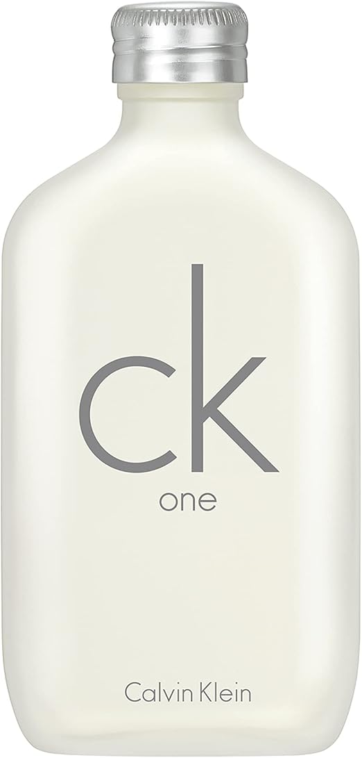 CALVIN KLEIN CK One - Unisex Eau de Toilette for All - Citrus & Aromatic Fragrance with Notes of Green Tea, Nutmeg and Musk - Medium Longevity