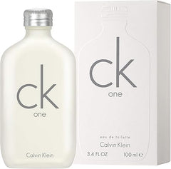CALVIN KLEIN CK One - Unisex Eau de Toilette for All - Citrus & Aromatic Fragrance with Notes of Green Tea, Nutmeg and Musk - Medium Longevity