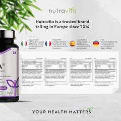 Nutravita ZMA High Strength - 120 Vegan Capsules - Test Booster - Contributes to Testosterone Levels, Normal Muscle Function & Energy Yielding Metabolism - Zinc Magnesium & Vitamin B6