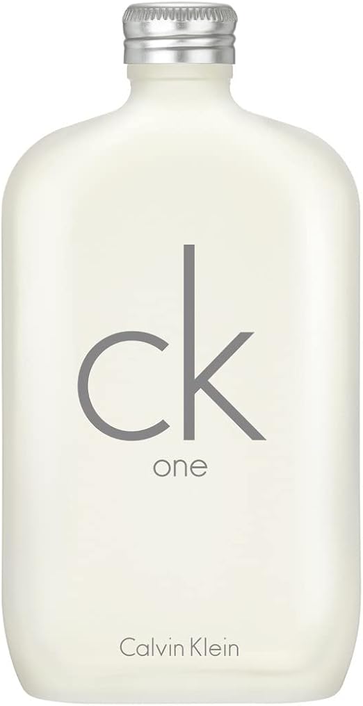 CALVIN KLEIN CK One - Unisex Eau de Toilette for All - Citrus & Aromatic Fragrance with Notes of Green Tea, Nutmeg and Musk - Medium Longevity