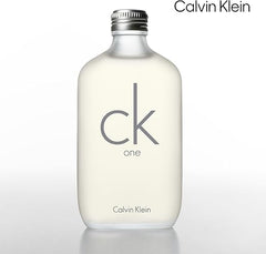 CALVIN KLEIN CK One - Unisex Eau de Toilette for All - Citrus & Aromatic Fragrance with Notes of Green Tea, Nutmeg and Musk - Medium Longevity