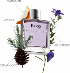 HUGO BOSS Selection - Eau de Toilette For Him - Aromatic Fougere Fragrance With Notes Of Fresh Green Accord, Petitgrain, Cedarwood - Medium Longevity - 100ml