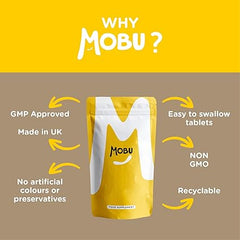 Mobu-White Kidney Bean Extract 5000mg 120 Tablets | Carbohydrate Control Supplement | Blood Glucose Support & Weight Management