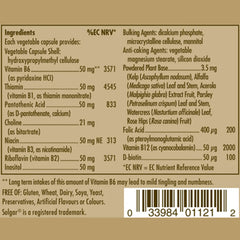 Solgar-Vitamin B-Complex ''50'' High Potency Vegetable Capsules