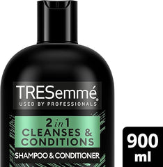 TRESemmé Replenish & Cleanse 2 in 1 Shampoo & Conditioner with multi-vitamin cleansing shampoo for all hair types 900 ml