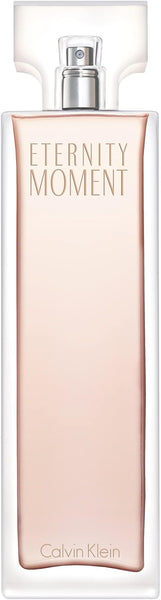 CALVIN KLEIN Eternity Moment - Eau de Parfum for Women - Floral Fragrance with Notes of Sweet Lychee, Pink peony and Raspberry Cashmere - High Longevity