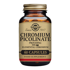 Solgar -Chromium Picolinate 500 mcg Vegetable Capsules - Pack of 60