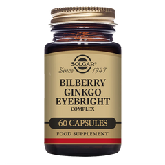 Solgar-Bilberry Ginkgo Eyebright Complex Vegetable Capsules - Pack of 60